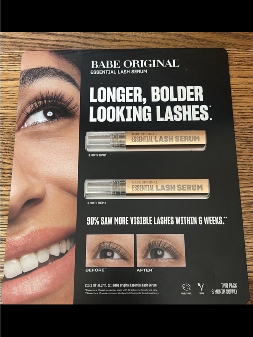 Babe Original Essential Lash Serum – 2-Pack Clear